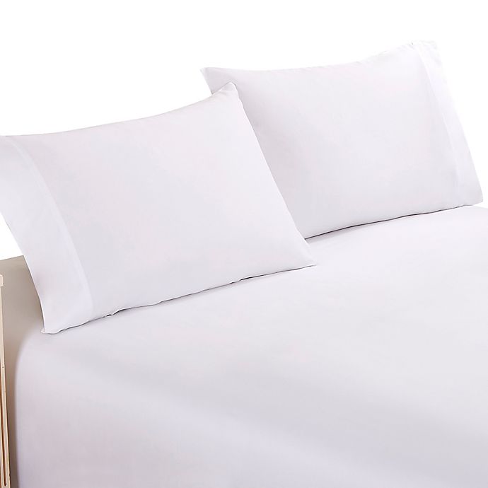 Studio 3B™ Viscose Made from Bamboo 300-Thread-Count Queen Sheet Set in White