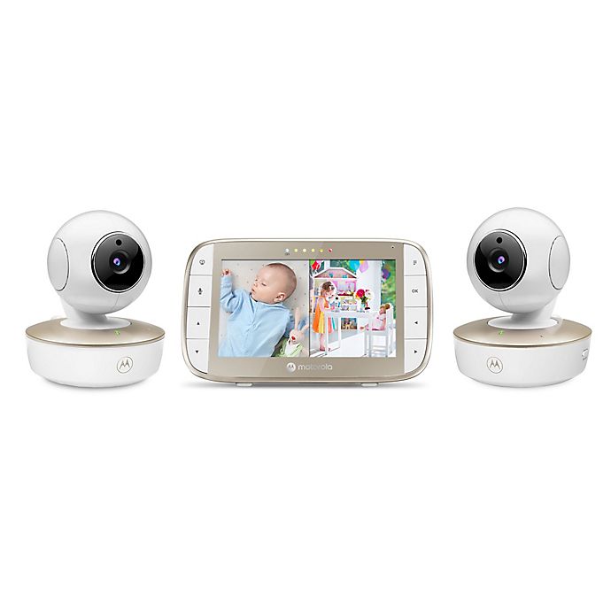 Motorola® VM50G-2 5-Inch Video Baby Monitor with 2 Cameras in White