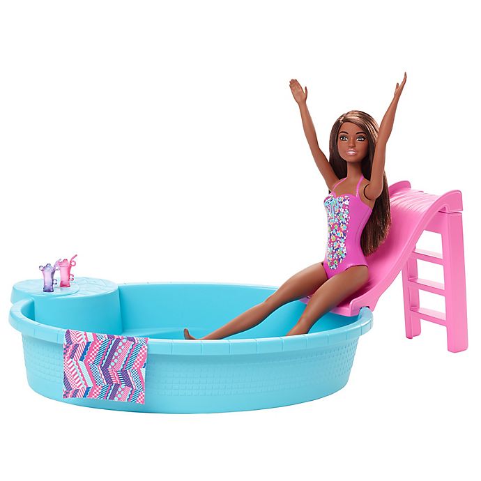 Mattel 6-Piece Barbie® Doll and Pool Playset