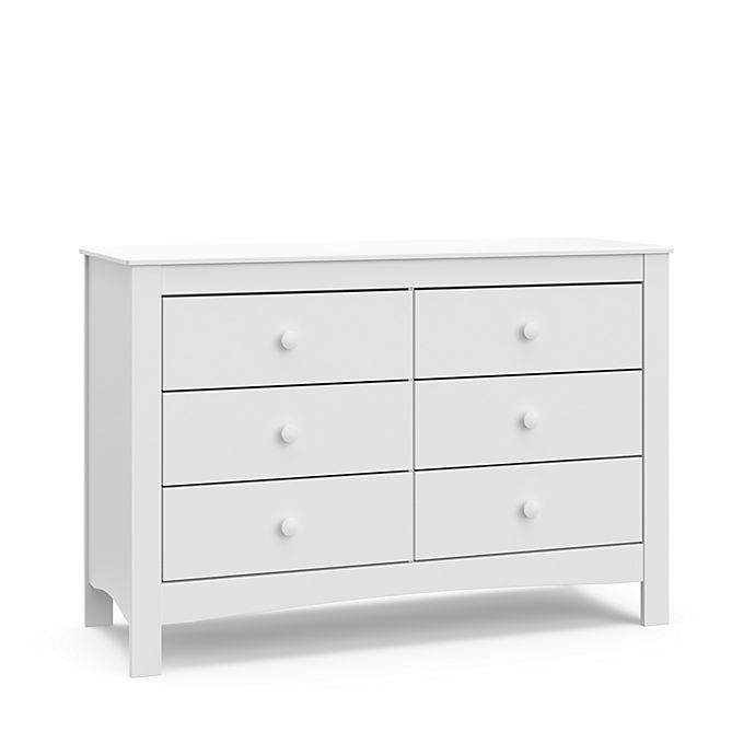 Graco® Noah 6-Drawer Double Dresser in White