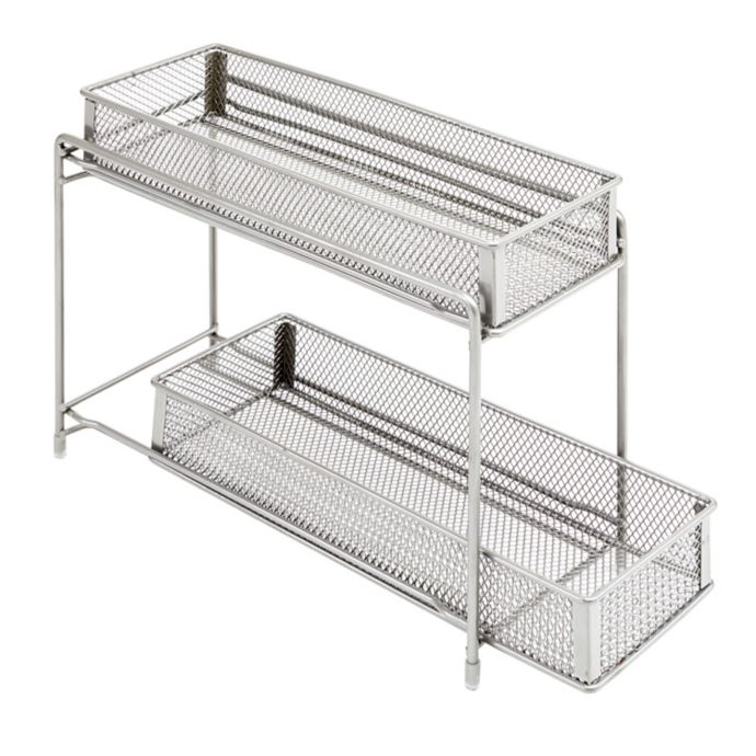 Squared Away™ 2Tier Metal Mesh Spice Organizer Bed Bath & Beyond