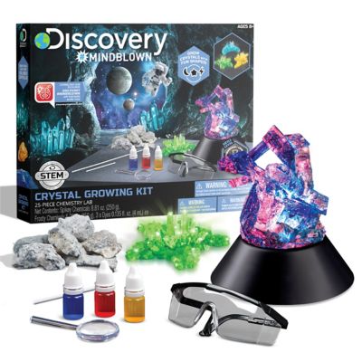 discovery mindblown crystal growing kit