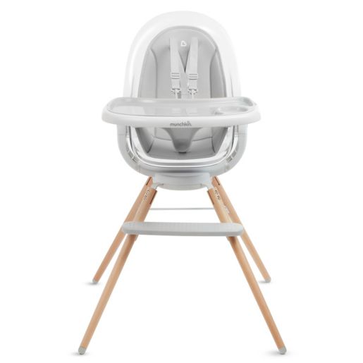 Munchkin 360 Degree Cloud Swivel High Chair In Grey White Bed Bath Beyond