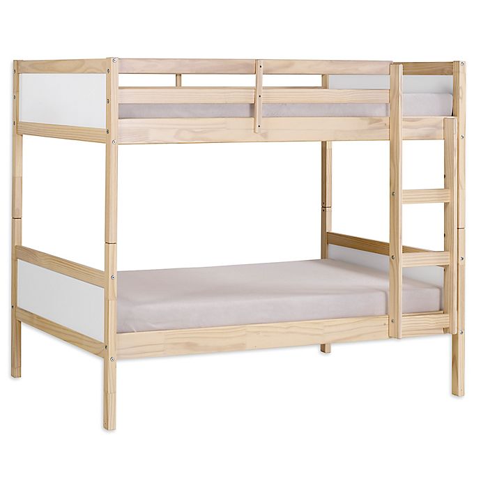 Alaterre MOD Twin Over Twin Bunk Bed in White
