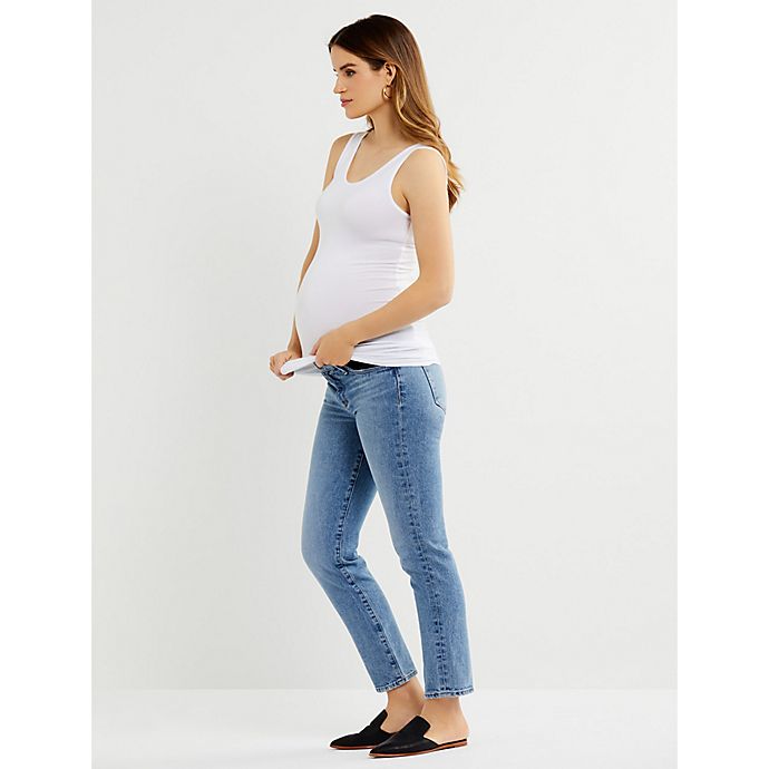 A Pea in the Pod® Extra Small Maternity Tank Top in Bright White