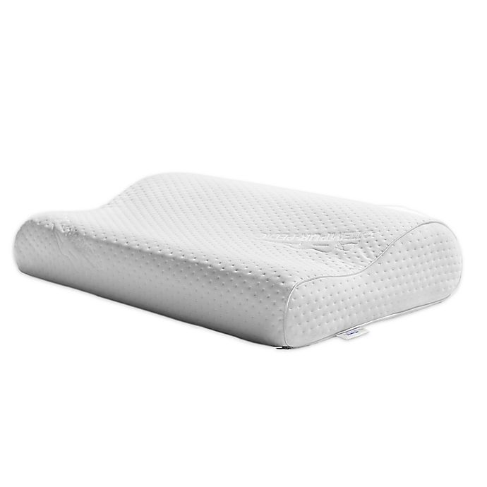 Therapedic Memory Foam Neck Support Cooling Standard Size Bed Pillow 21 X 14 in for sale online 