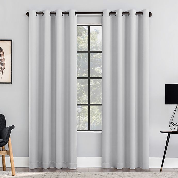 Clean Window® Anti-Dust Room Darkening Grommet Window Curtain Panel