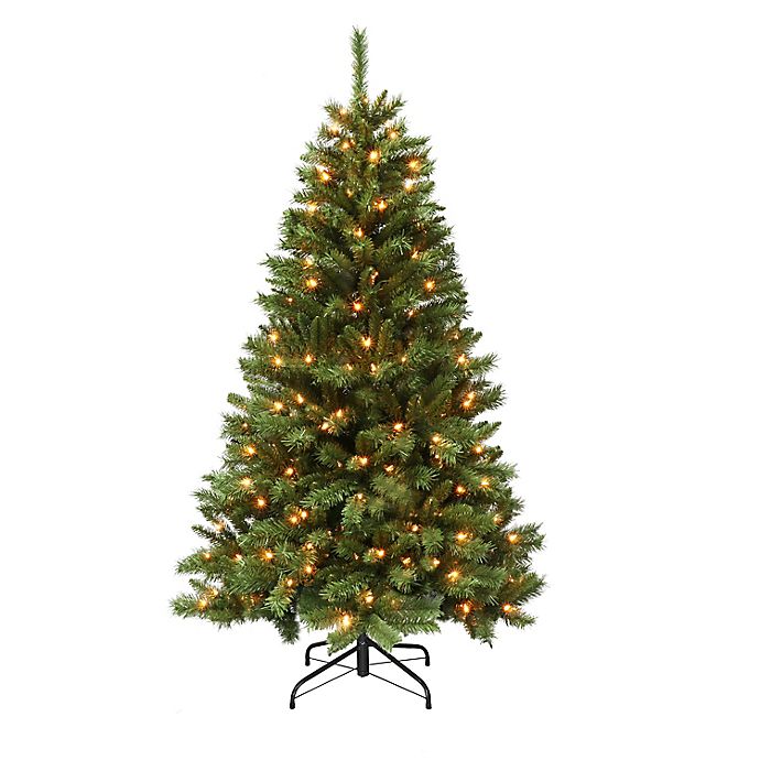 H for Happy™ Spruce Pre-lit Artificial Christmas Tree with Clear Lights