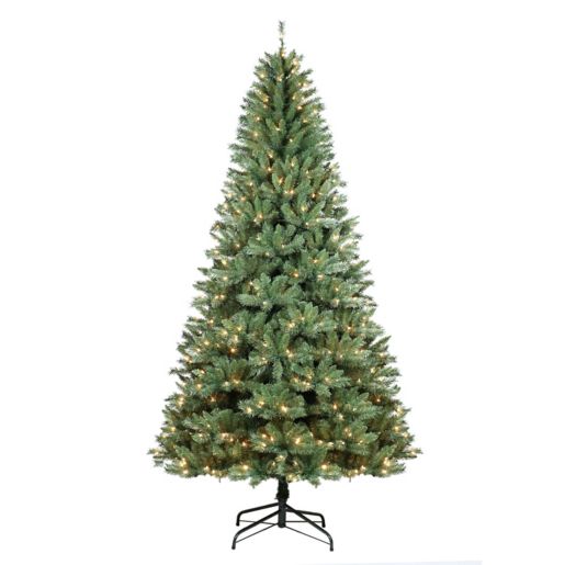 9-Foot Spruce Pre-lit Artificial Christmas Tree with Clear Lights