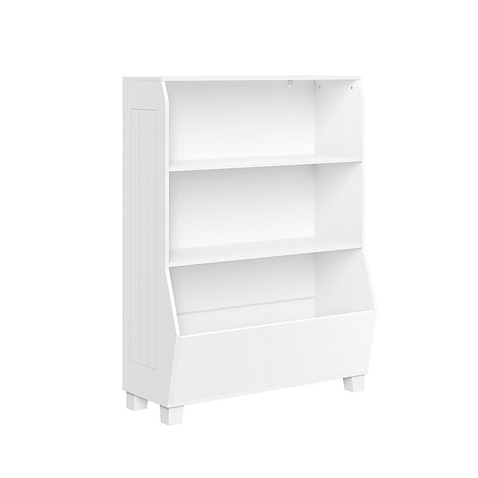 RiverRidge Home® 34-Inch Kids Bookcase with Toy Organizer in White