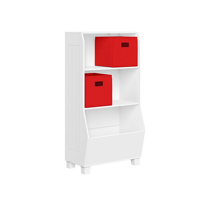RiverRidge Home® 23-Inch Kids Bookcase and Toy Organizer in White