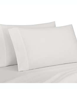 Fundas para almohadas estándar/queen de franela Bee & Willow™ color blanco coco