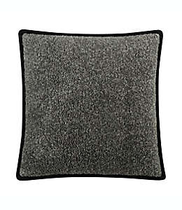Cojines decorativos cuadrados de poliéster UGG® Melange Classic color negro