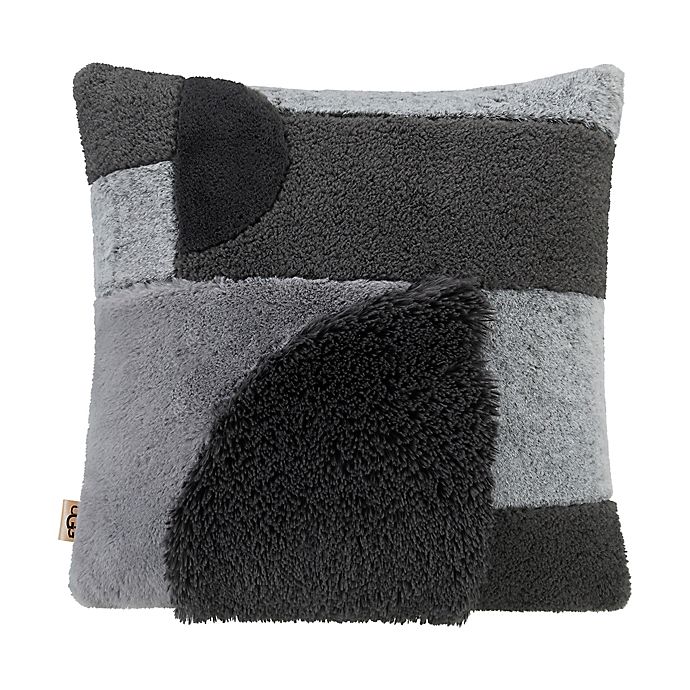 UGG® Crescent Square Throw Pillow in Charcoal