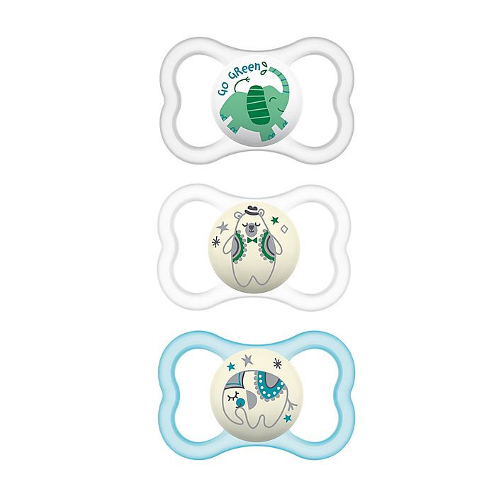 MAM Air Day/Night 16M-36M 3-Pack Pacifiers