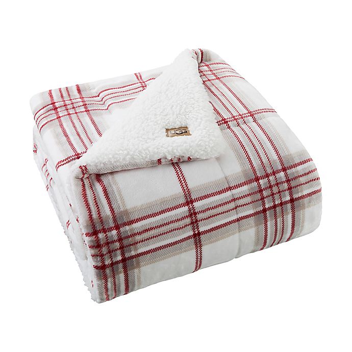UGG® Avery Quilted Throw Blanket in Plaid