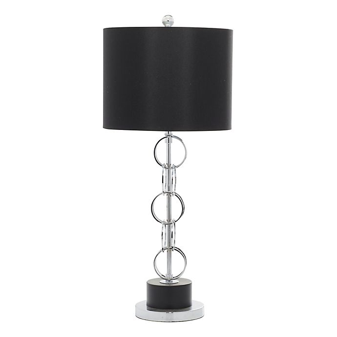 Ridge Road Stacked Circles Table Lamp, Bed Bath And Beyond White Lamp Shades