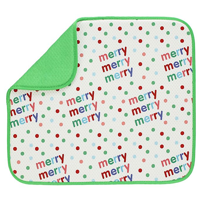 H for Happy™ Merry Merry Dish Drying Mat