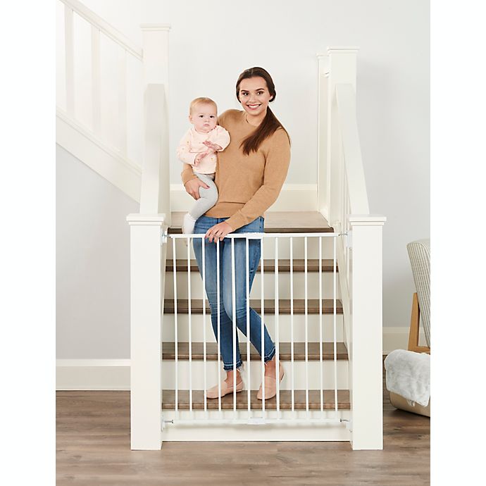 Regalo® Top of Stair Extra Tall Safety Gate in White