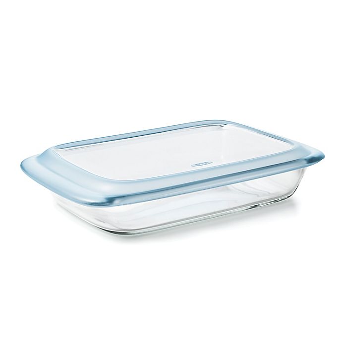 OXO Good Grips® 3 qt. Oblong Glass Baking Dish with Lid