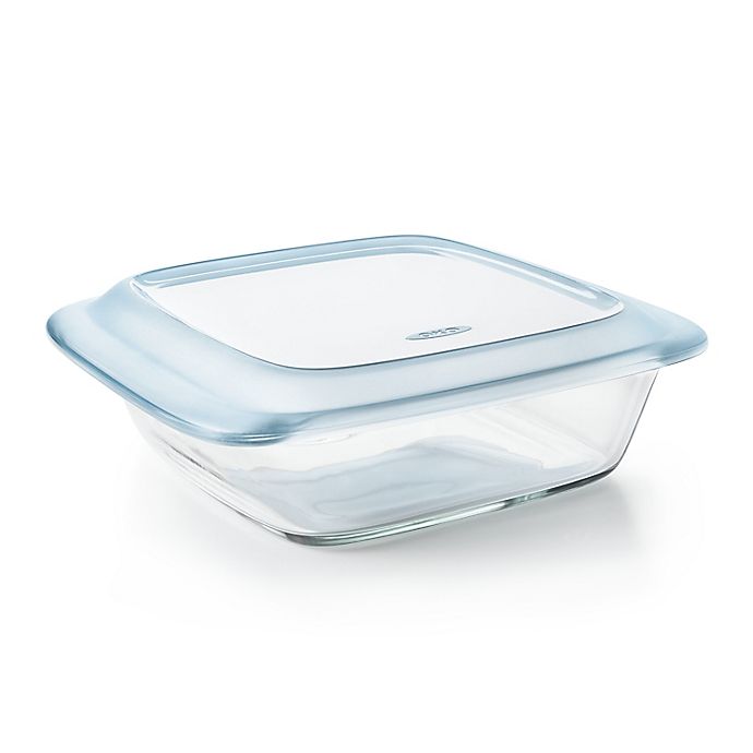 2qt for sale online PYREX Basics 2 Quart Glass Oblong Baking Dish Clear 7 X 11 Inch pack of 2 