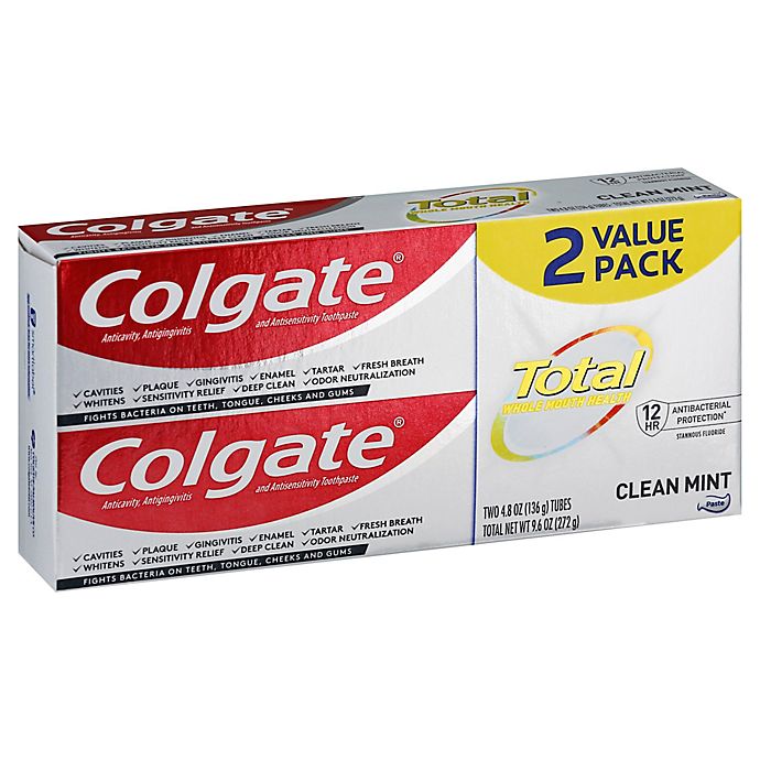 Colgate® TotalSF® 2-Pack 4.8 oz. Toothpaste in Clean Mint