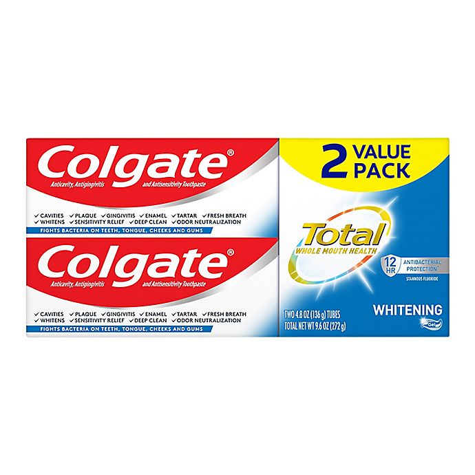 Colgate® Total Whitening 4.8 oz. Gel Toothpaste (2-Pack)