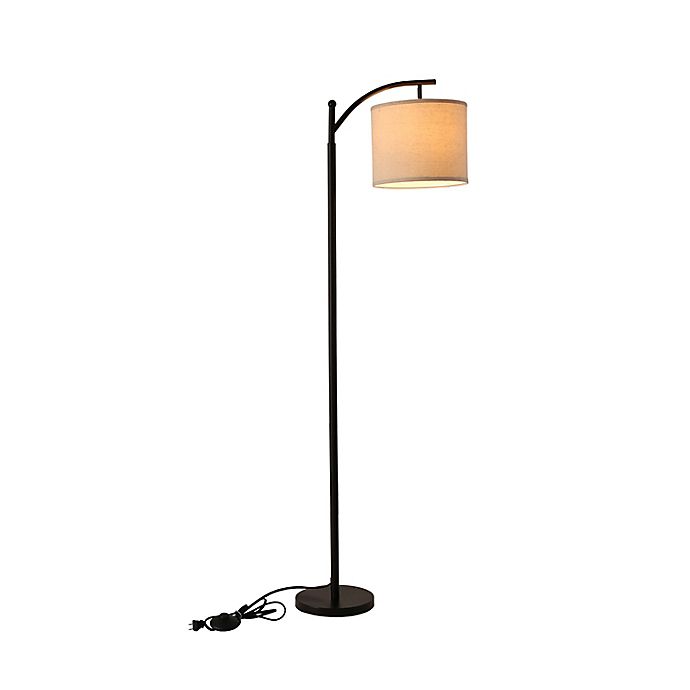 Cedar Hill® Minimalist Modern Metal Floor Lamp in Black