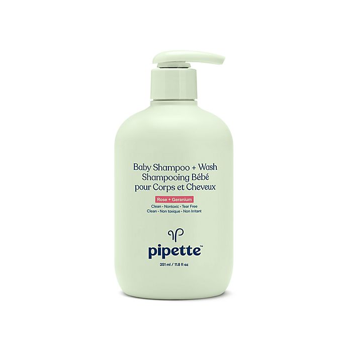 Pipette 11.8 fl. oz. Rose and Geranium Baby Shampoo and Wash