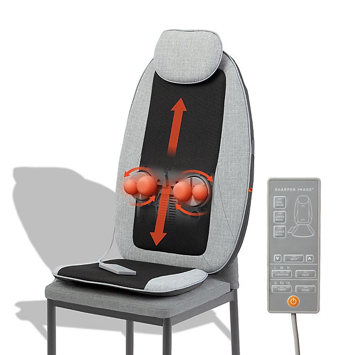 Sharper Image® 4-Node Shiatsu Massager Seat Topper