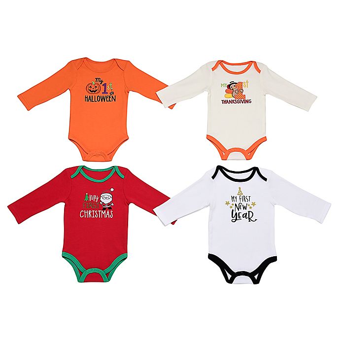 Baby Starters® 4-Pack See Me Grow Bodysuits