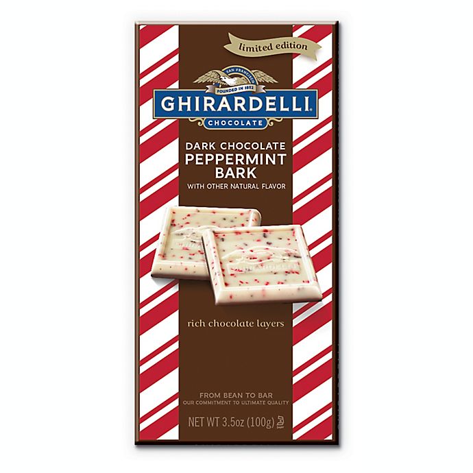 Ghirardelli® 3.5 oz. Dark Chocolate Peppermint Bark Candy Bar