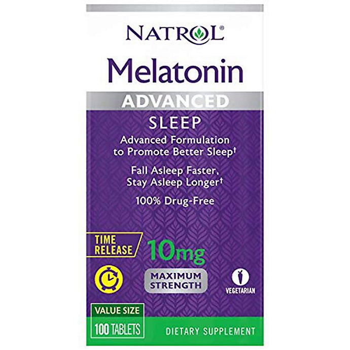 Natrol® 100-Count 10 mg Melatonin Sleep Support Time Release Tablets