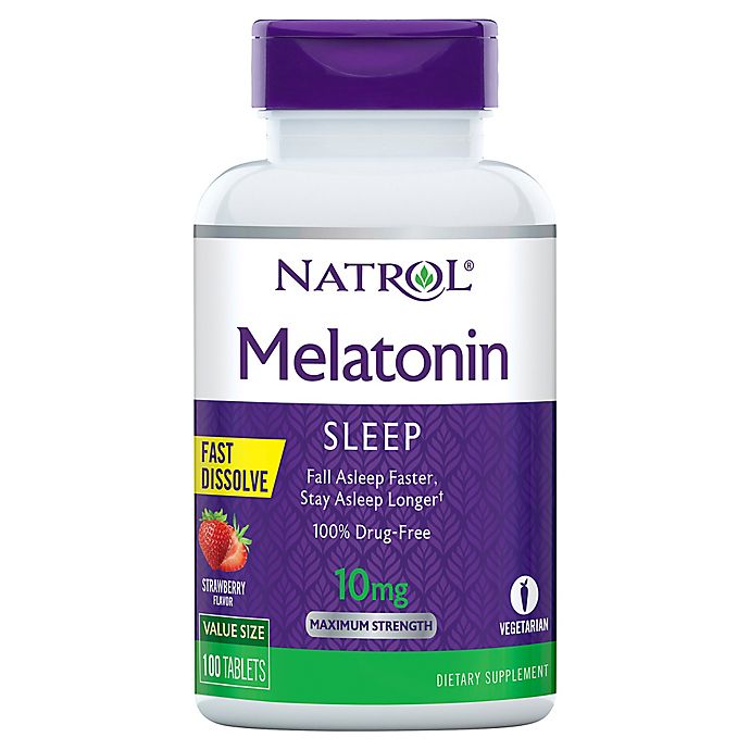 Natrol® 100-Count 10 mg Melatonin Sleep Support Fast Dissolve Tablets