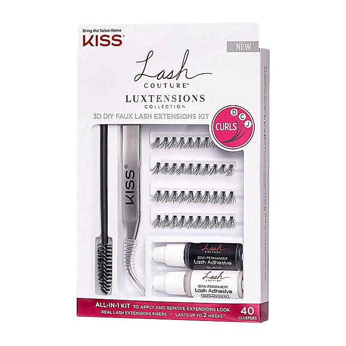 Kiss Lash Couture Luxtensions 3d Diy Faux Extensions Kit Bed Bath Beyond - Diy Eyelash Extensions Kit Kisses