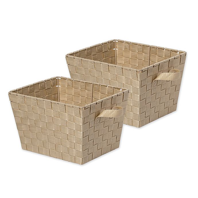Honey-Can-Do® Task-It Woven Basket (Set of 2)