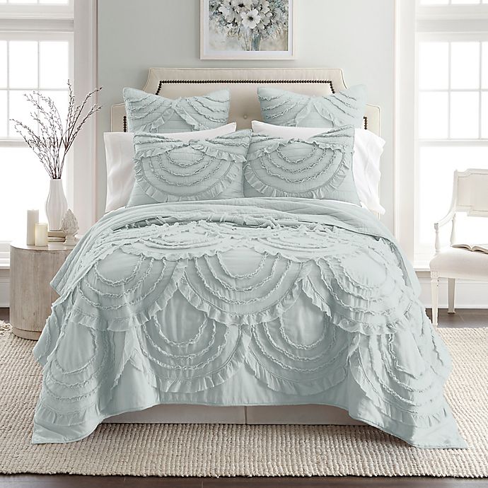 Levtex Home Allie Reversible Quilt Set in Teal