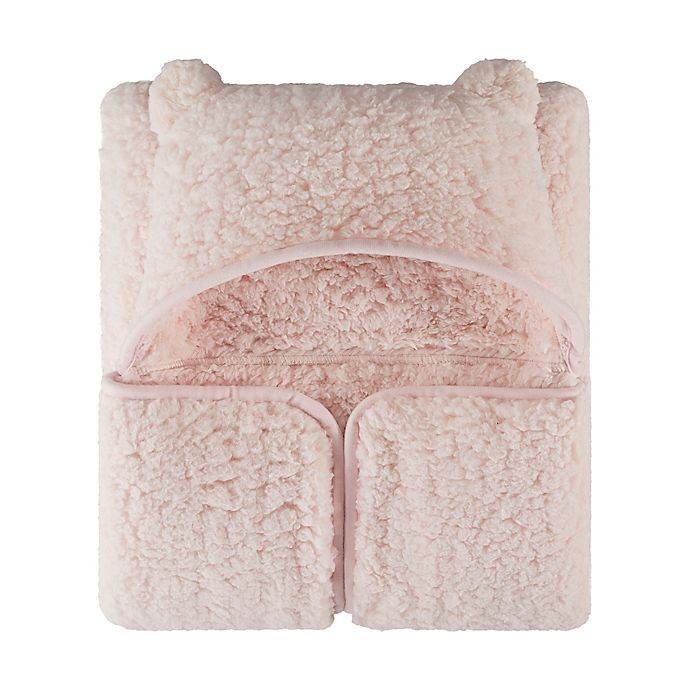 UGG® Classic Sherpa Hooded Throw Blanket in Pink