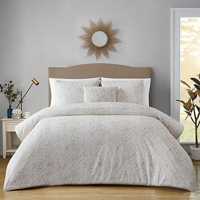 Wamsutta® Porto 3-Piece King Comforter Set in Moonbeam