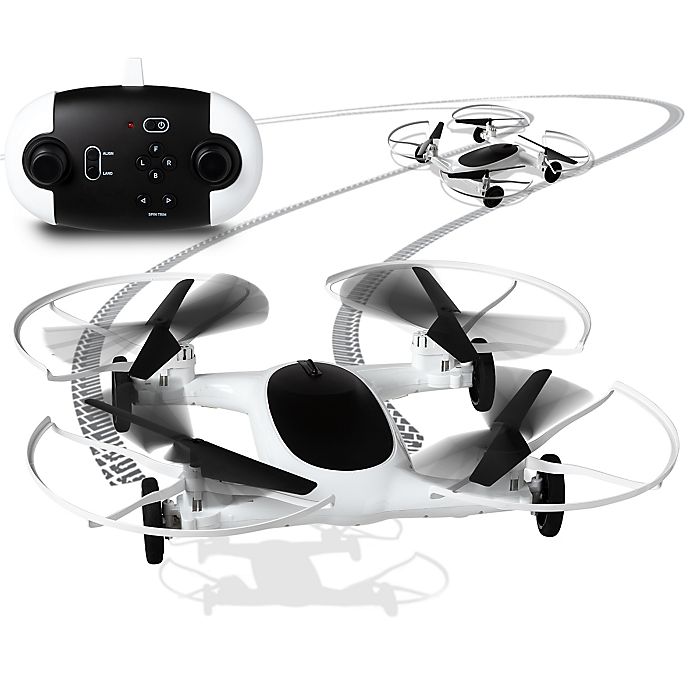 Sharper Image® 7-Inch Fly+Drive Drone in Black