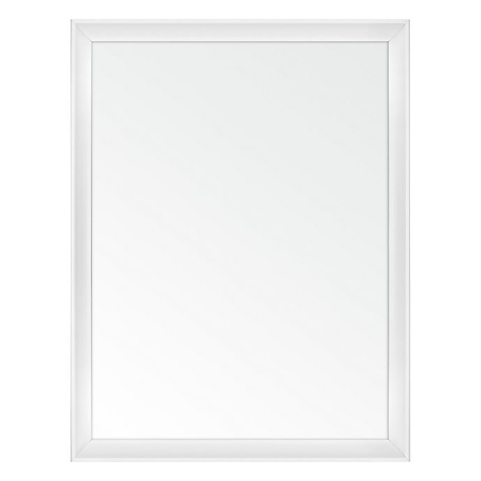 Simply Essential™ 20-Inch x 26-Inch Rectangular Wall Mirror in White