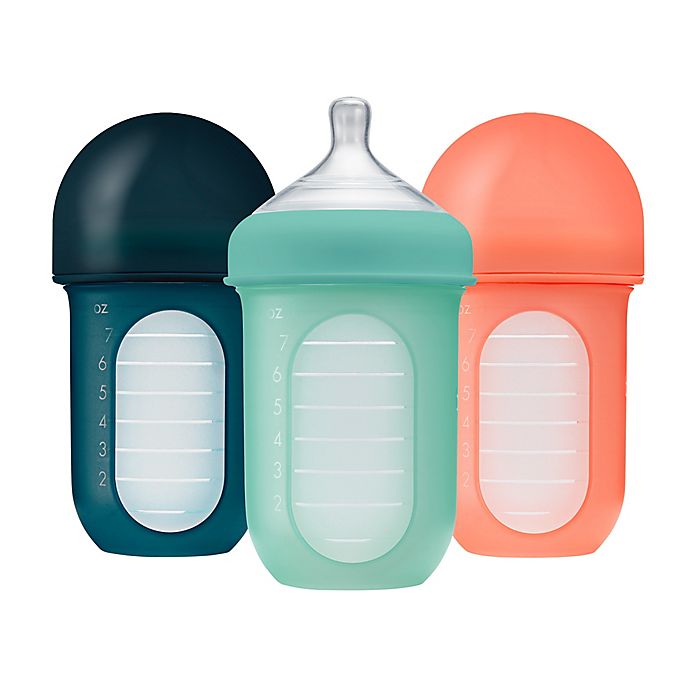 Boon NURSH™ 3-Pack Silicone Pouch Bottle