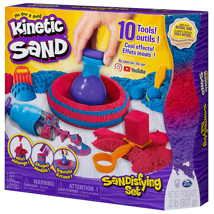 Kinetic Sand™ SANDisfactory™ Playset in Red/Blue