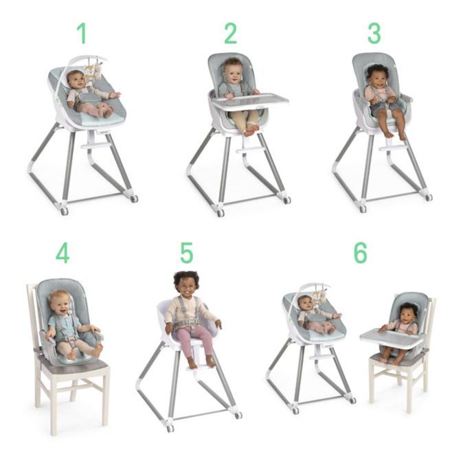 Ingenuity™ Beanstalk Baby to Big Kid 6-in-1 High Chair in Gray