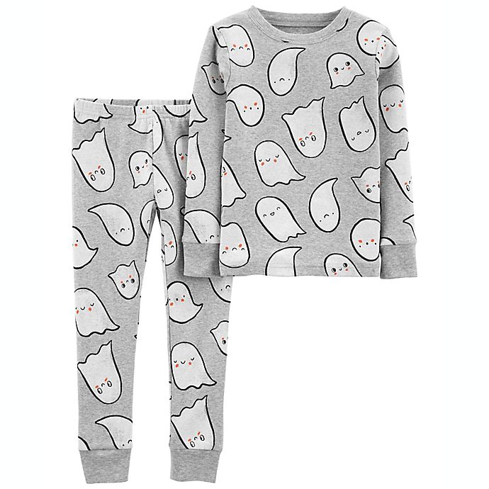 carter's® Halloween Ghost 2-Piece Cotton Pajama Set