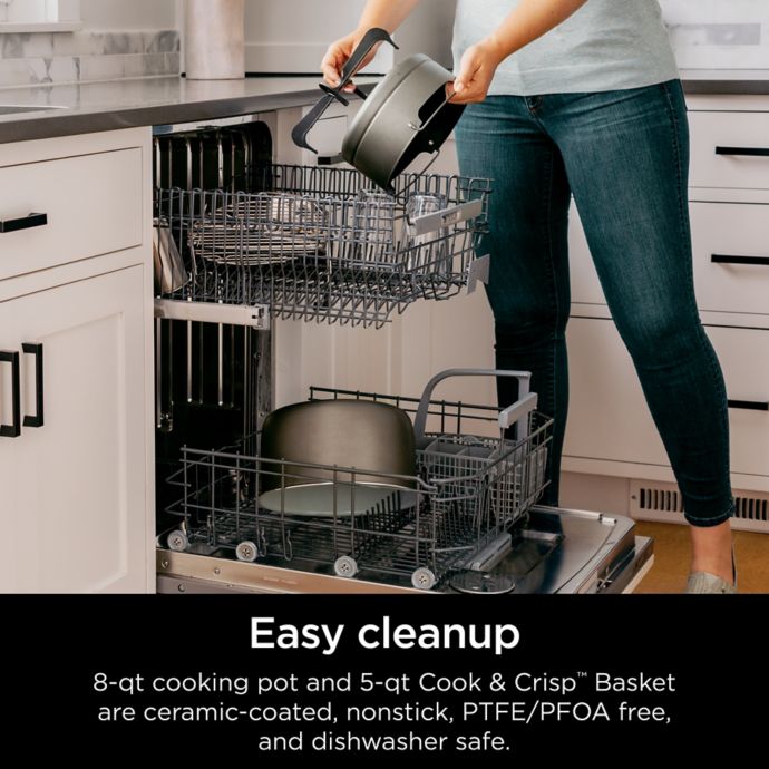 Ninja® Foodi® Pressure Cooker Steam Fryer in Stainless Steel/Black