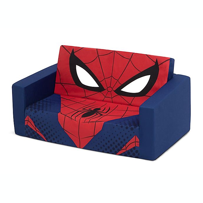 Delta Children® Cozee Spider-Man Flip-Out Convertible Sofa in Blue