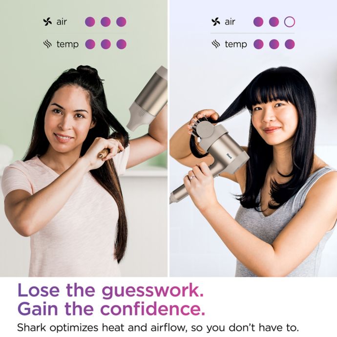 Shark™ HyperAIR IQ Technology Hair Blow Dryer with IQ 2-in-1 Concentrator in Stone