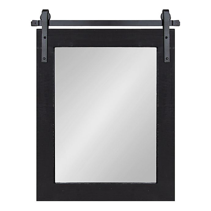 Cates 22x30.25 Black Rectangle Mirror