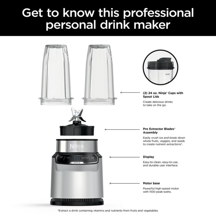 Ninja® Nutri-Blender Pro with Auto-iQ® in Silver